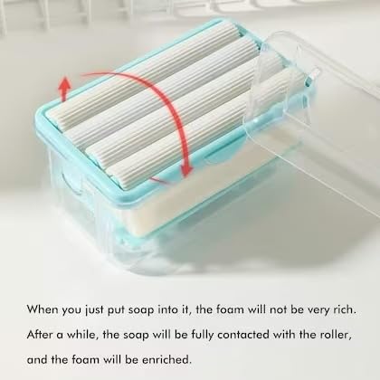 2-in-1 Portable Soap Dish & Foaming Soap Dispenser