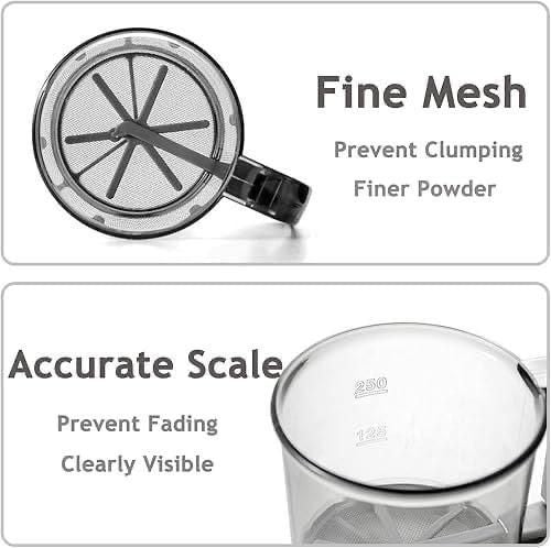 Sneak Deals Flour Sieving Cup for easy and efficient sifting