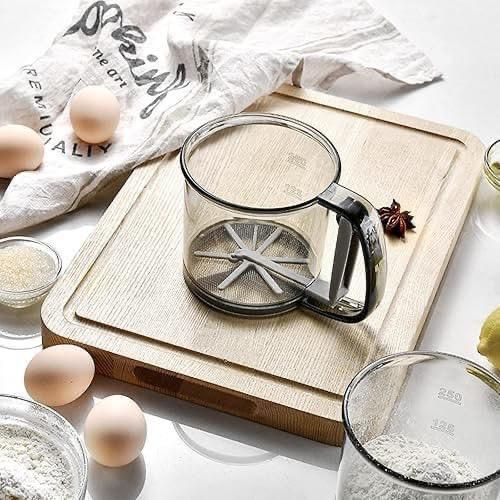 Sneak Deals Flour Sieving Cup for easy and efficient sifting