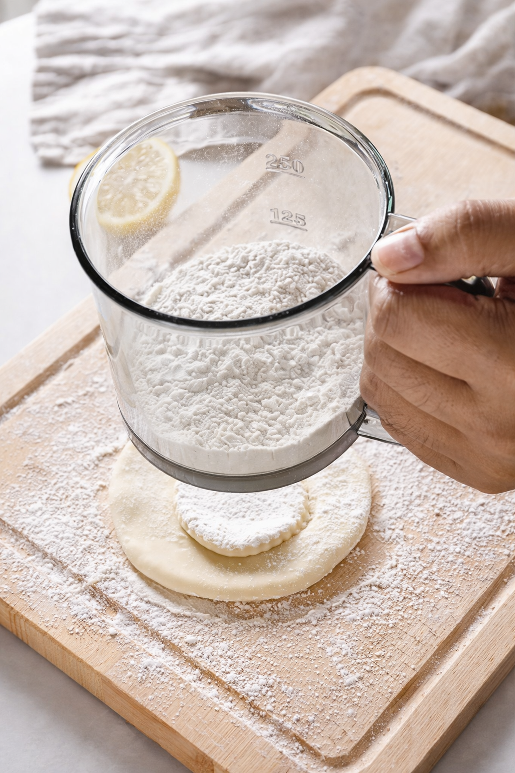 Sneak Deals Flour Sieving Cup for easy and efficient sifting