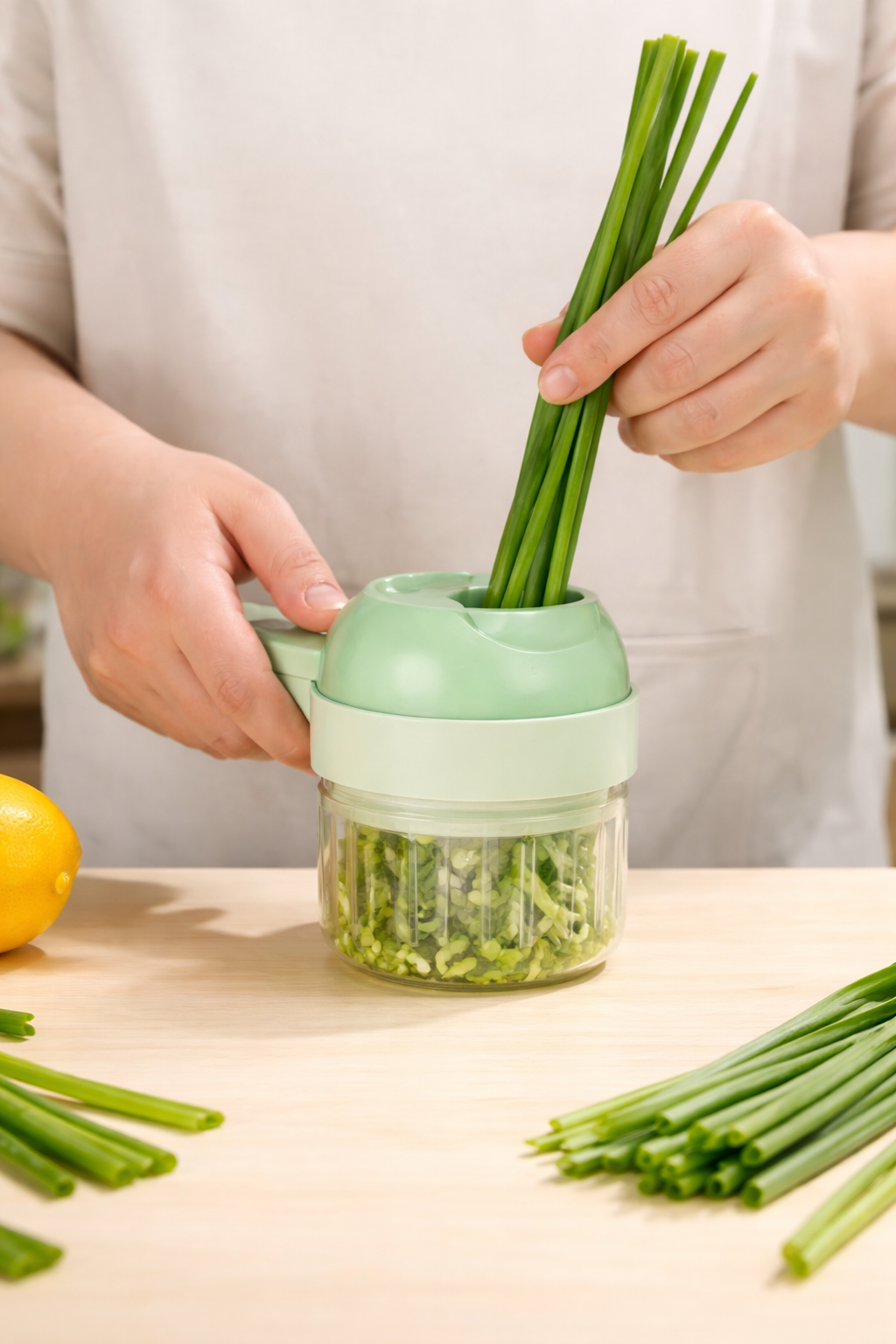 4-in-1 Electric Vegetable Slicer – One Tool, Multiple Uses